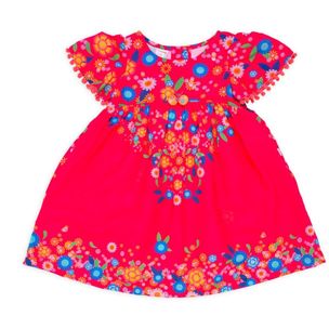 Vestido-infantil-Alphabeto-flores-mangas-pompons-2a6-51719